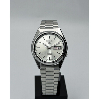 Custom Seiko Mod • Silver SNX Seiko 5 • 37mm